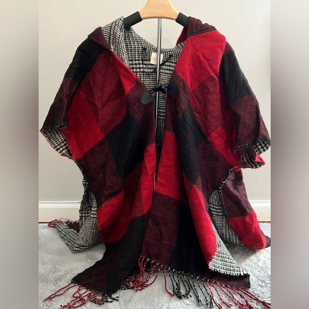 St. John’s Bay Reversible Oversized Hooded Shawl